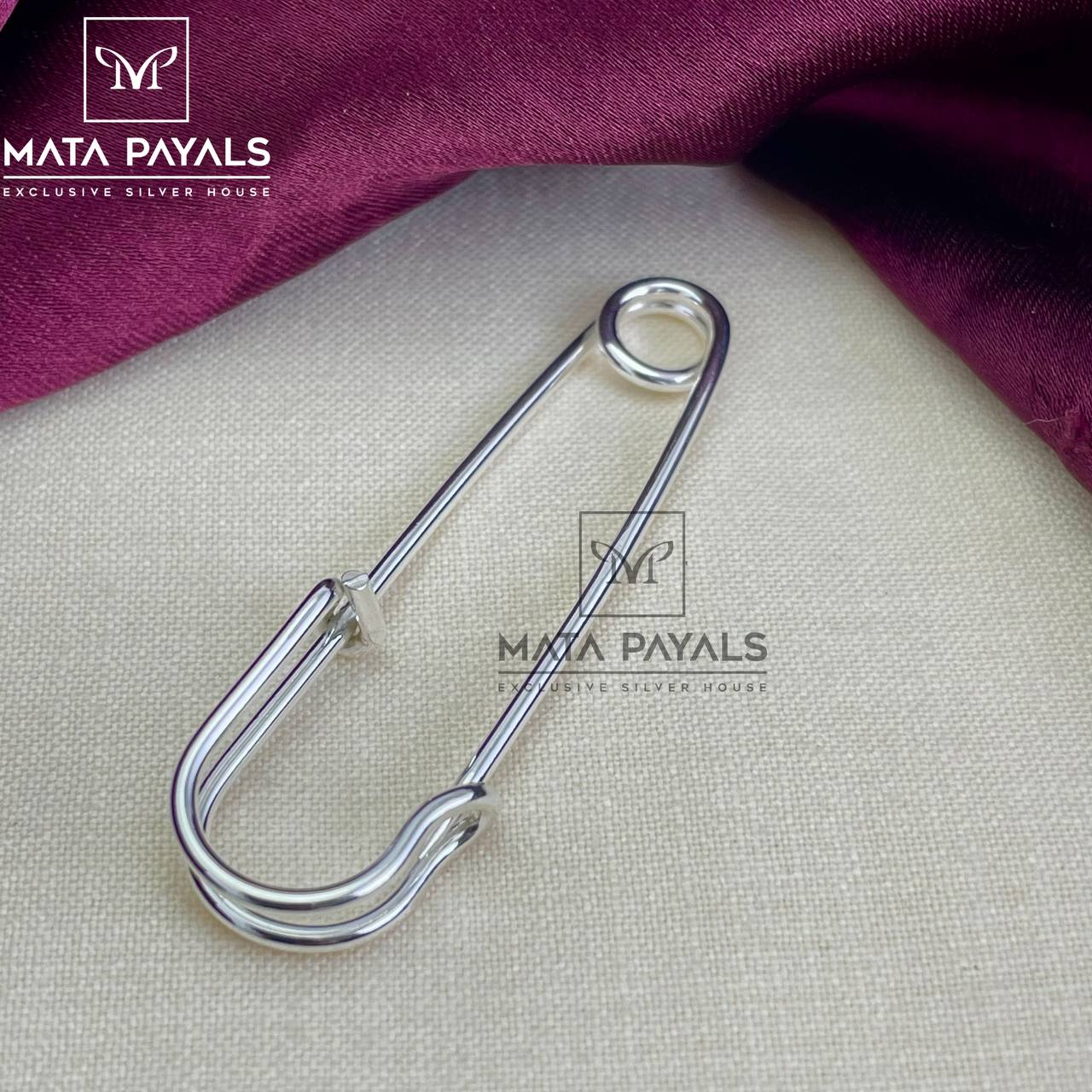 Silver Safety Pin 2