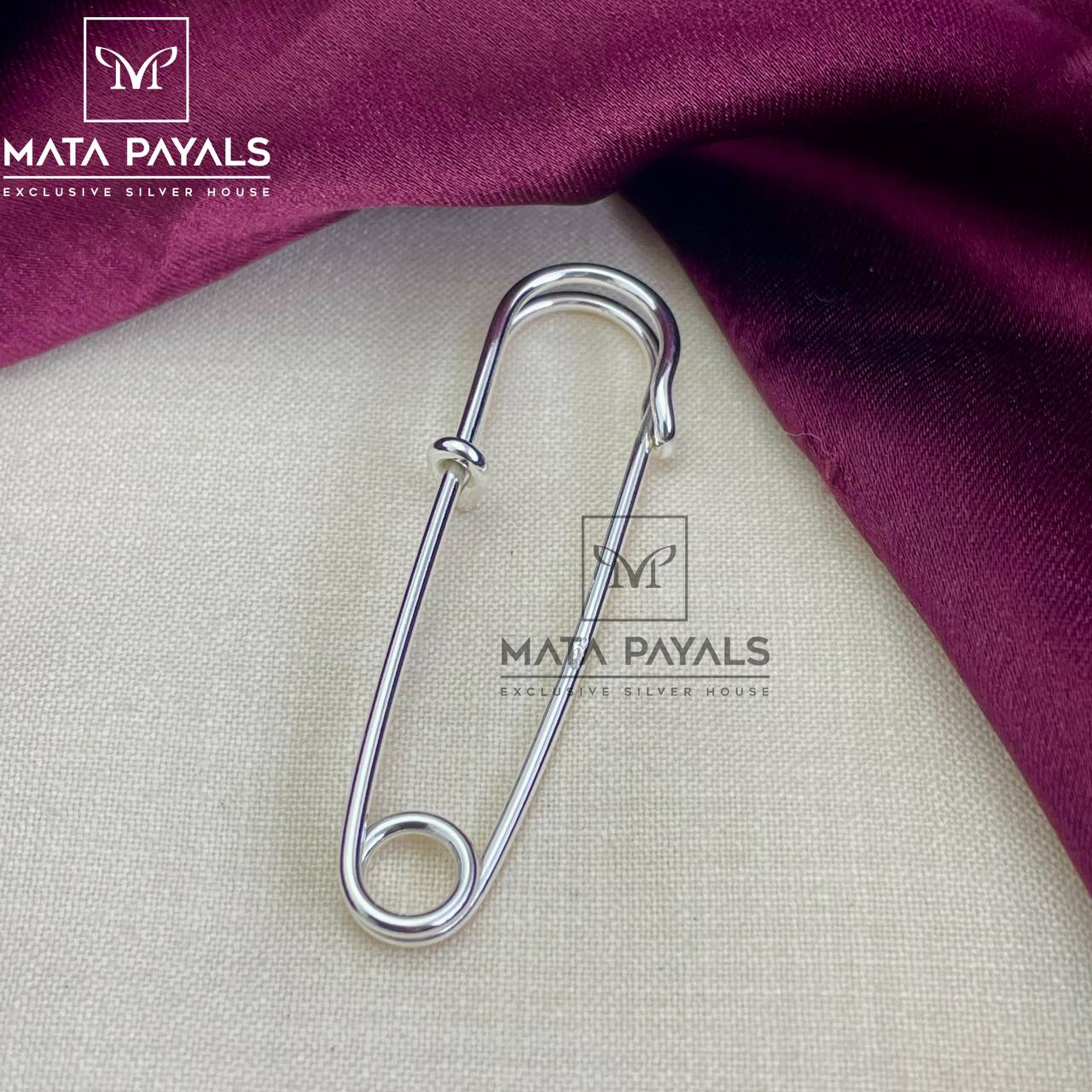 Silver Safety Pin 3