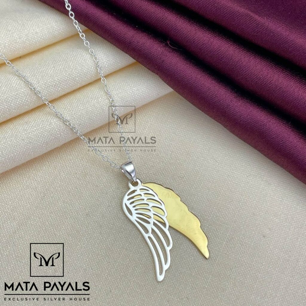 Wings Gold Silver Neck Chain