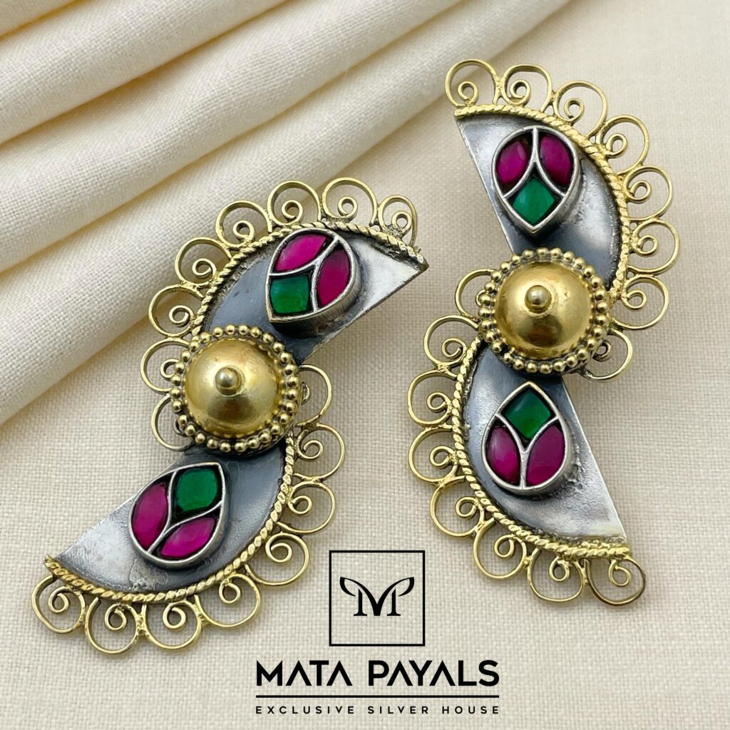 Antique Dual Plated Earrings