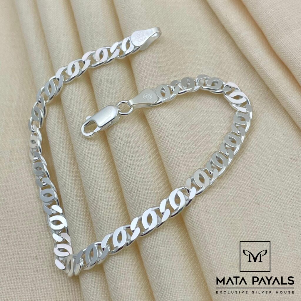 Silver Men's Bracelets (4)