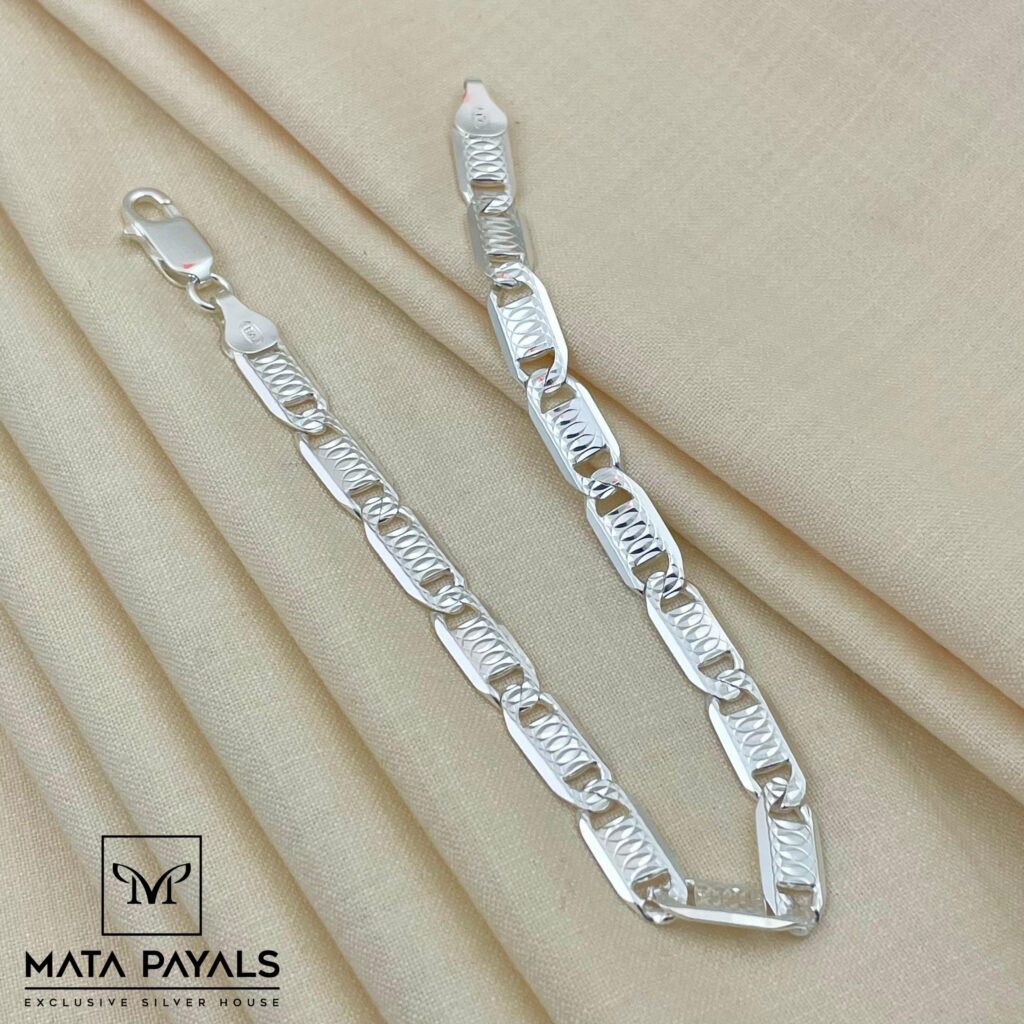 Silver Men's Bracelets (8)